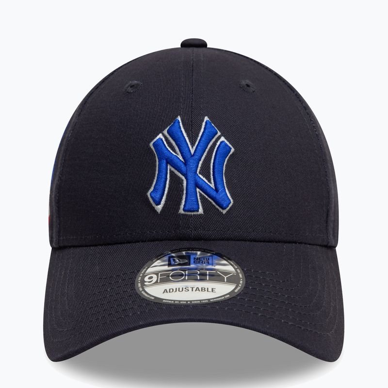 Cappello da baseball New Era Side Patch 9Forty New York Yankees navy 3