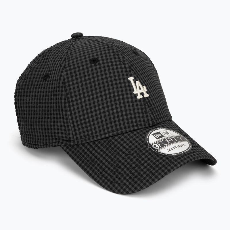 Cappello da baseball New Era Seersucker 9Forty Los Angeles Dodgers nero