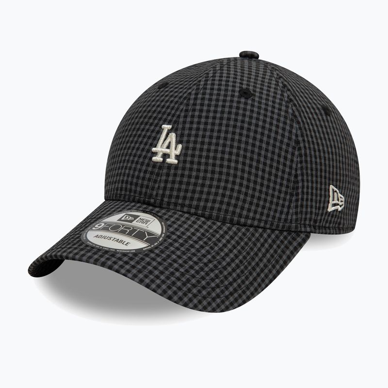 Cappello da baseball New Era Seersucker 9Forty Los Angeles Dodgers nero 2