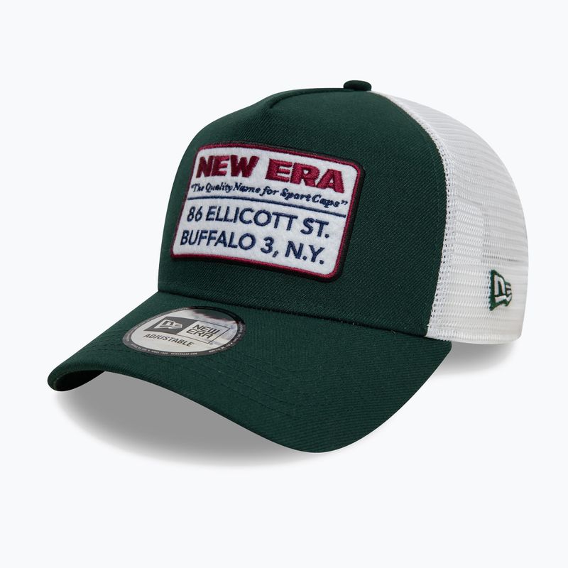 Cappello da baseball New Era NE Vintage Trucker verde scuro 3