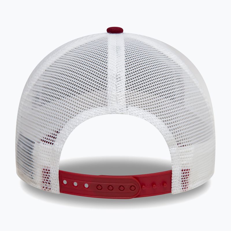Cappello da baseball New Era NE Vintage Trucker rosso scuro 4