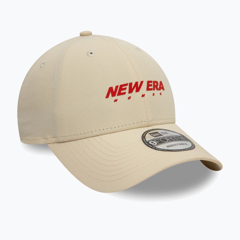 Cappello da baseball New Era NE Tech 9Forty beige chiaro