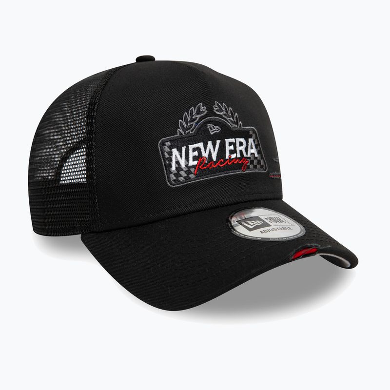Cappello da baseball New Era NE Motorsport Trucker nero