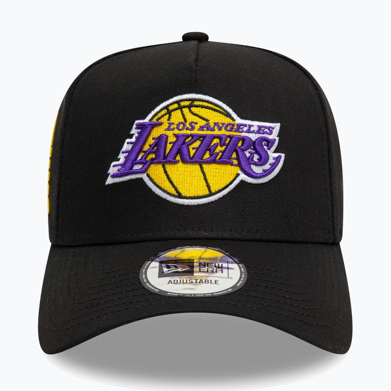 Cappello da baseball New Era NBA Patch Eframe Los Angeles Lakers nero 3