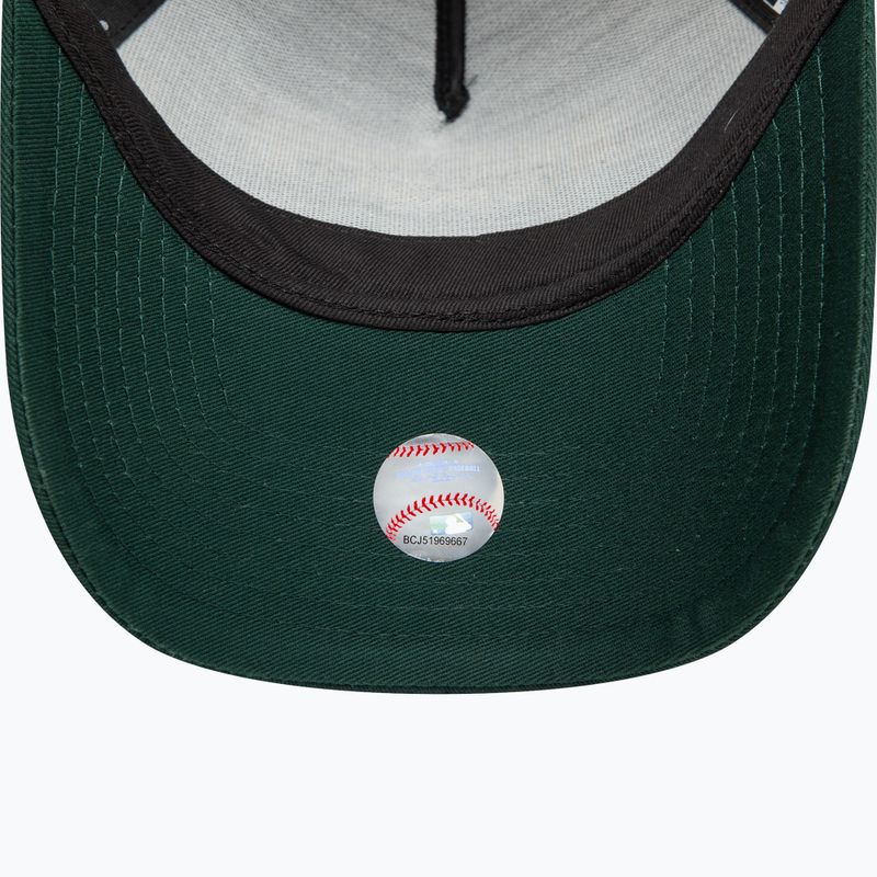 Cappello da baseball New Era MLB Patch Trucker Oakland Athletics verde scuro 5