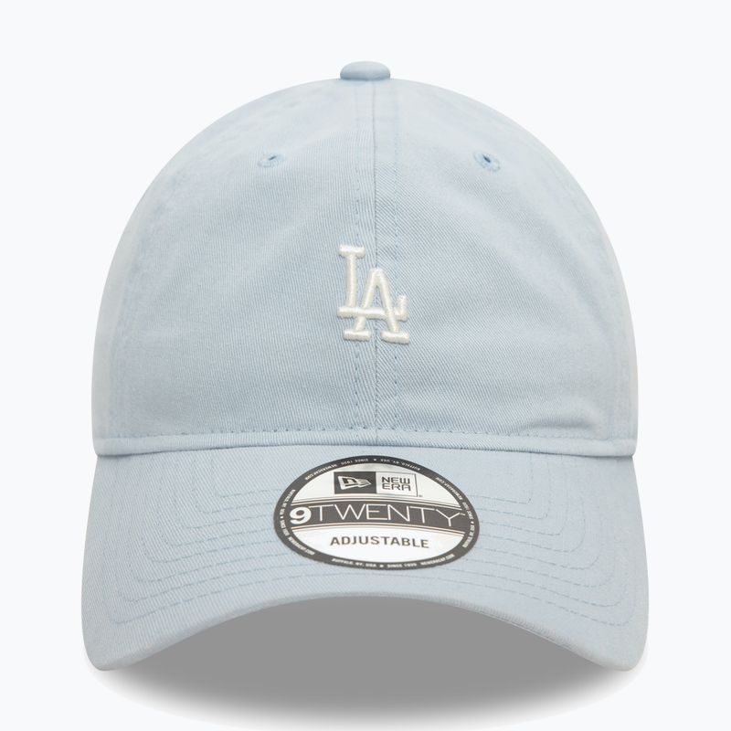 Cappello da baseball New Era Mini Washed 9Twenty Los Angeles Dodgers blu pastello 3