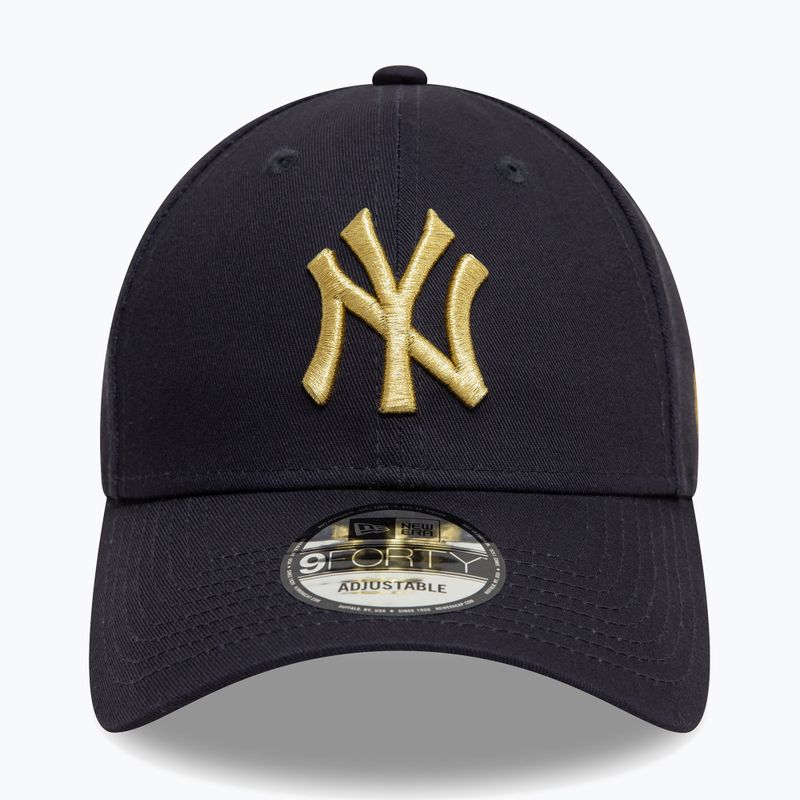 Cappello New Era Metallic 9Forty New York Yankees navy 2