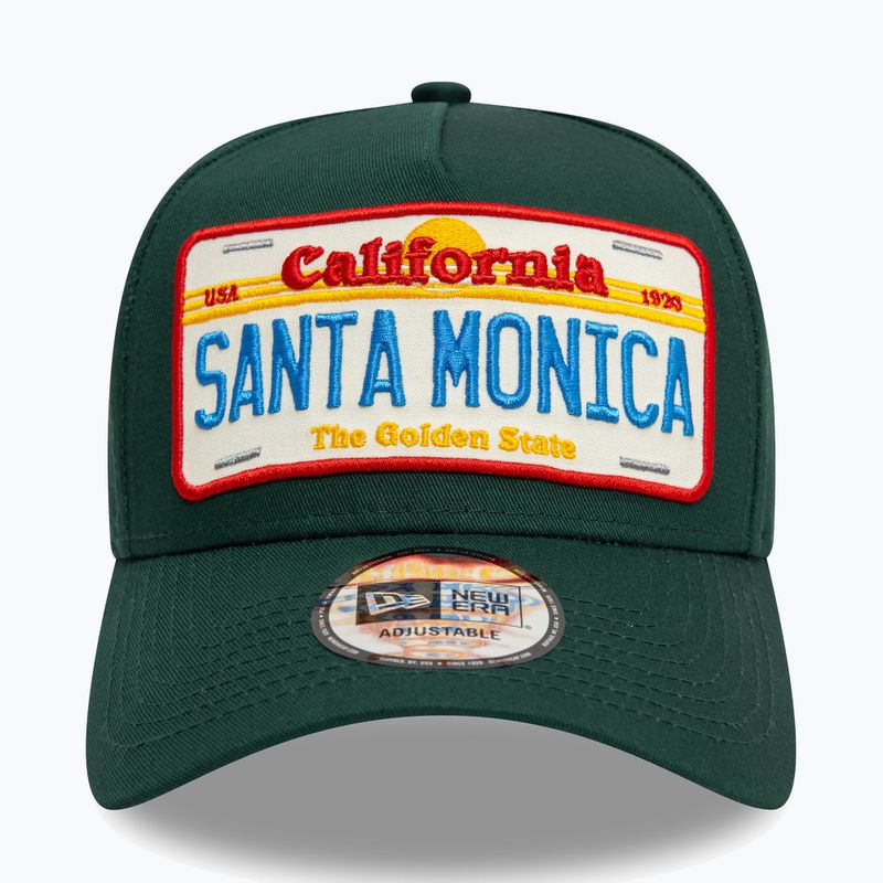 Cappello da baseball New Era License Plate Eframe verde scuro 2
