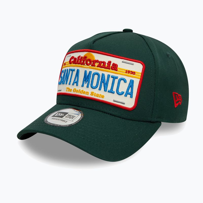 Cappello da baseball New Era License Plate Eframe verde scuro 3