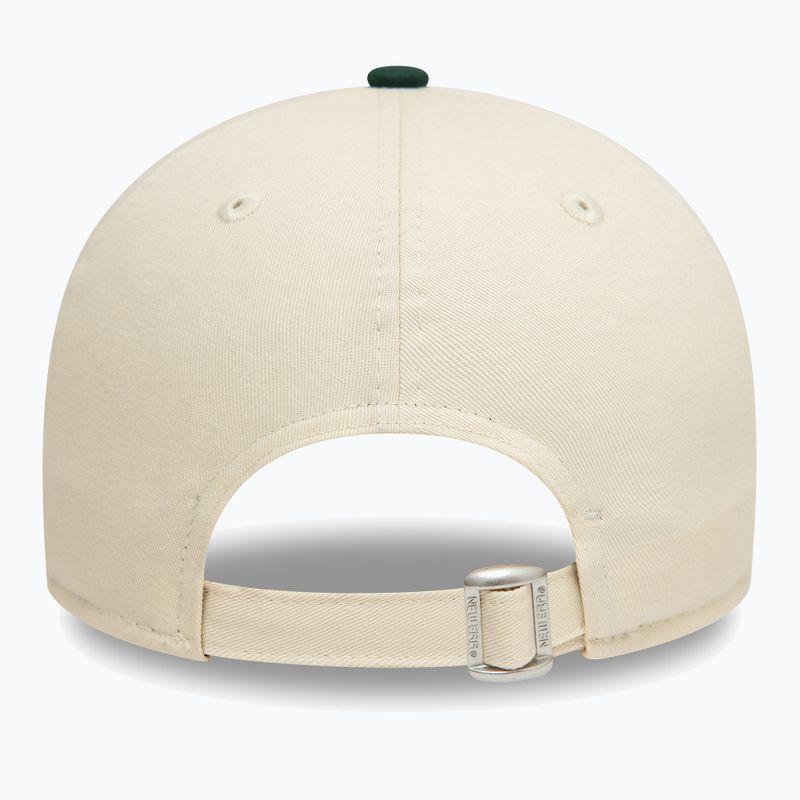 Cappello da baseball New Era Colourblock 9Forty Oakland Athletics beige chiaro 4