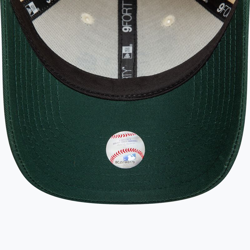 Cappello da baseball New Era Colourblock 9Forty Oakland Athletics beige chiaro 5
