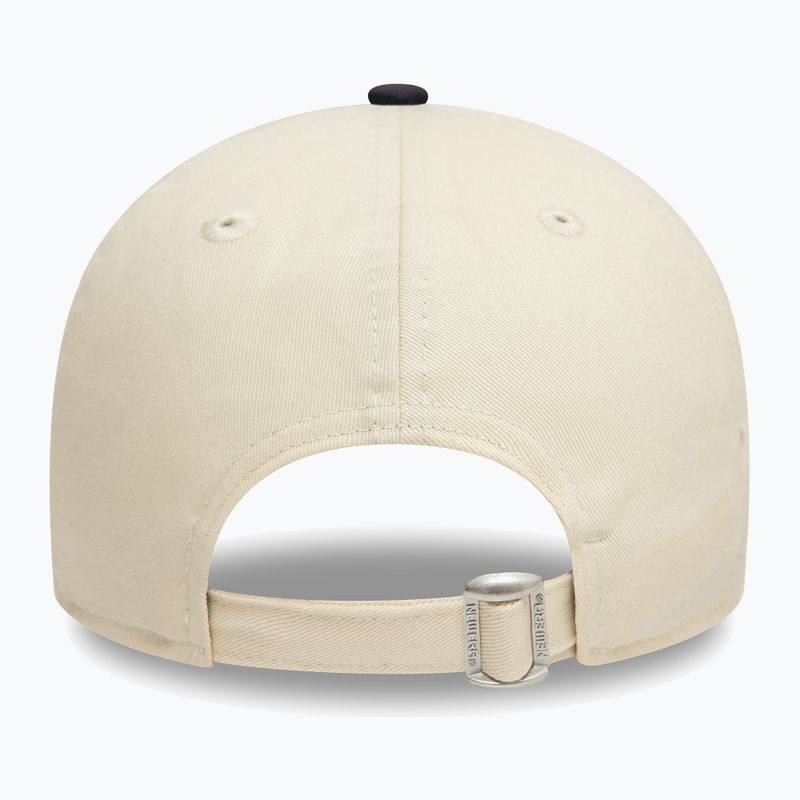 Cappello da baseball New Era Colourblock 9Forty New York Yankees beige chiaro 4