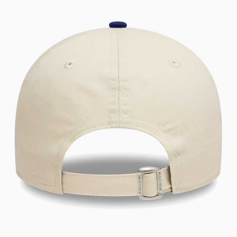 Cappello da baseball New Era Colourblock 9Forty Los Angeles Dodgers beige chiaro 4