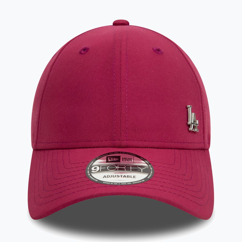 Cappello da baseball New Era Flawless 9Forty Los Angeles Dodgers rosso scuro 2