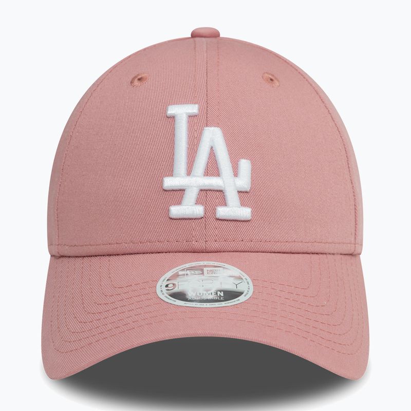 Cappello da baseball New Era League Essential 9Forty Los Angeles Dodgers rosa scuro 2
