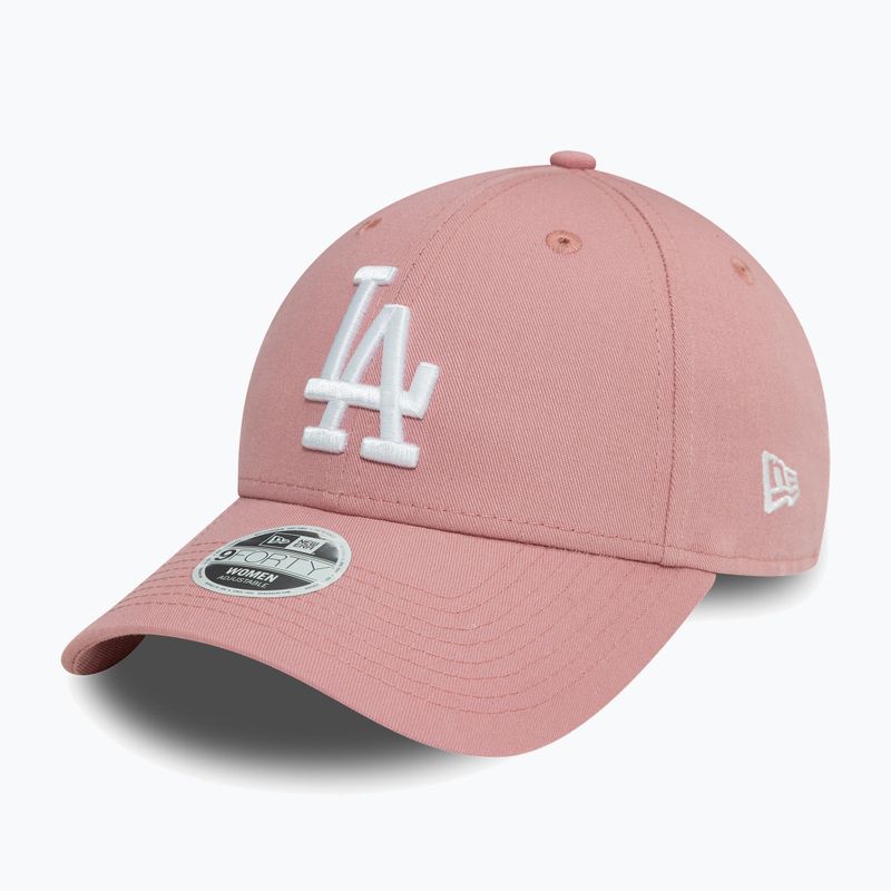 Cappello da baseball New Era League Essential 9Forty Los Angeles Dodgers rosa scuro 3