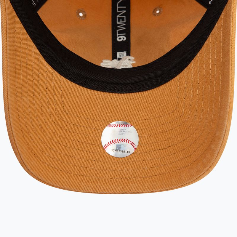 Cappello da baseball New Era Mini Washed 9Twenty Oakland Athletics beige scuro 4