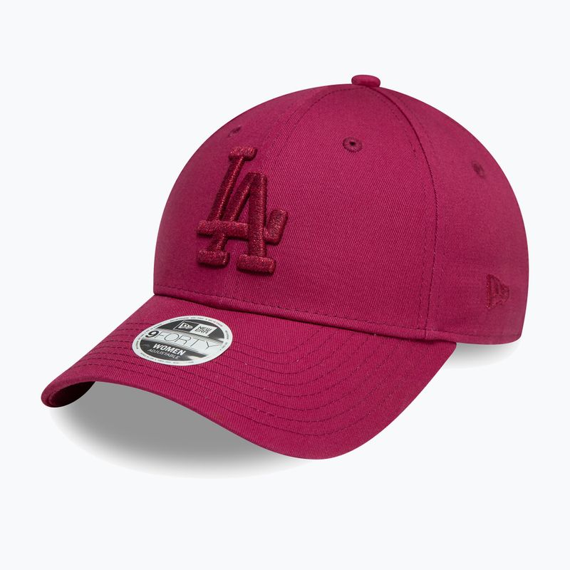 Cappello da baseball New Era Metallic Logo 9Forty Los Angeles Dodgers rosso scuro 2
