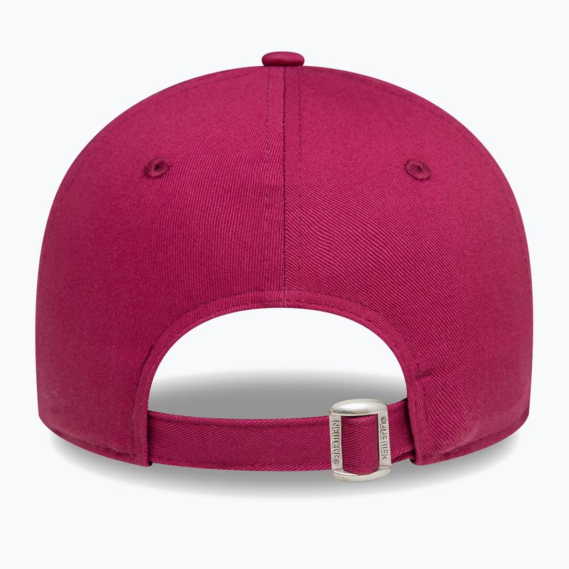 Cappello da baseball New Era Metallic Logo 9Forty Los Angeles Dodgers rosso scuro 4