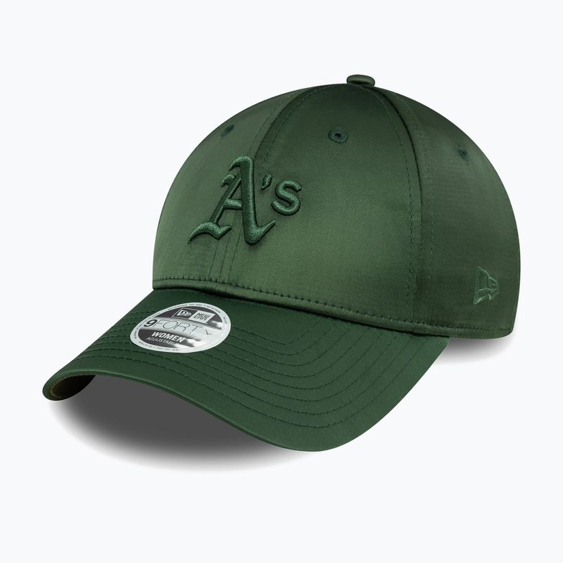 Cappello da baseball New Era Satin 9Forty Oakland Athletics verde scuro 2