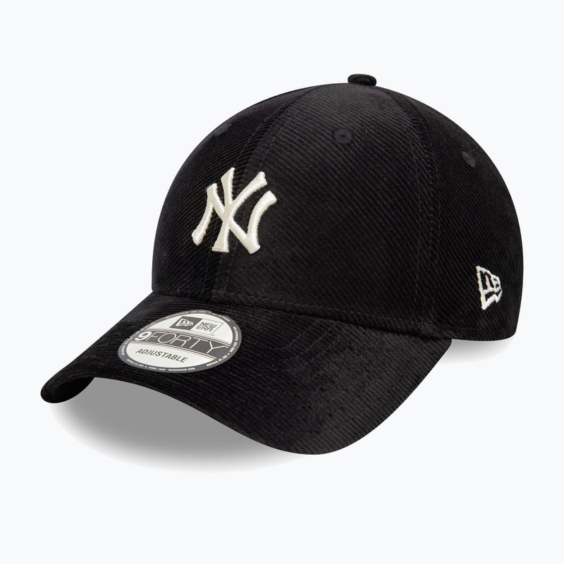 Cappello da baseball New Era Cord 9Forty New York Yankees nero 3