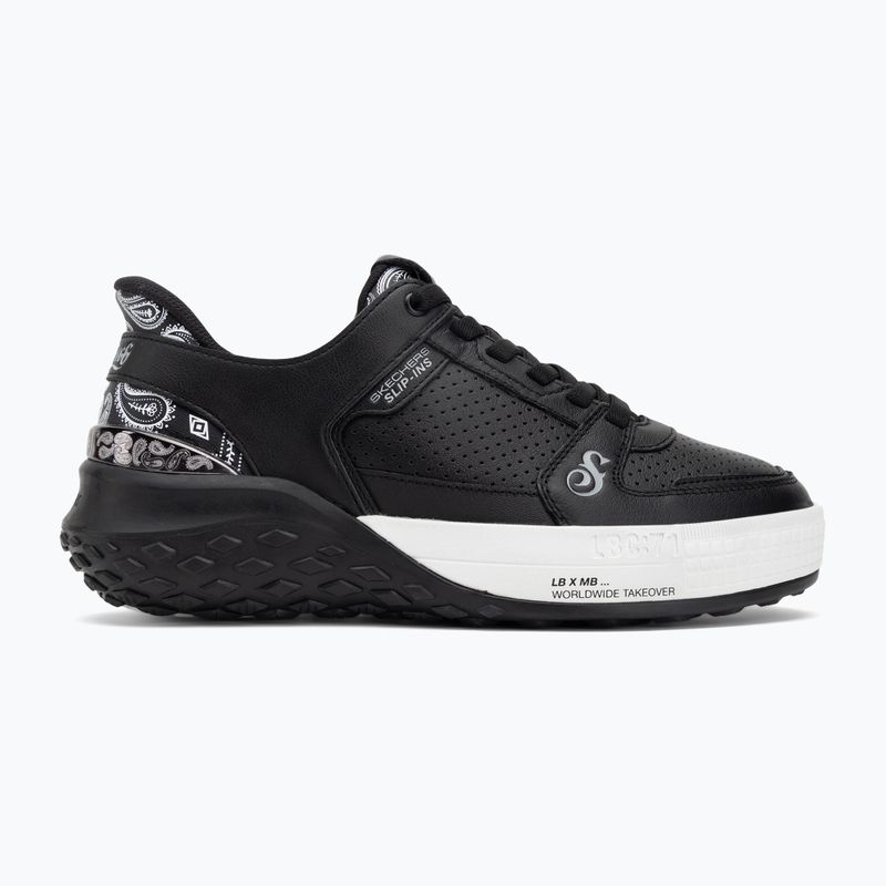 Scarpe da uomo SKECHERS Sizzle Snoop Sizzle Toke Slip-Ins nere 2
