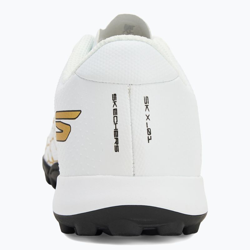 SKECHERS Skx_1.5 Youth Jr TF bianco/oro scarpe da calcio per bambini 6
