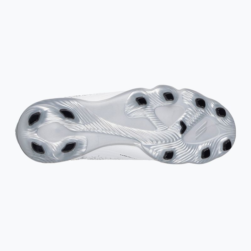 SKECHERS Razor 1.5 Youth Jr FG bianco/argento scarpe da calcio per bambini 12