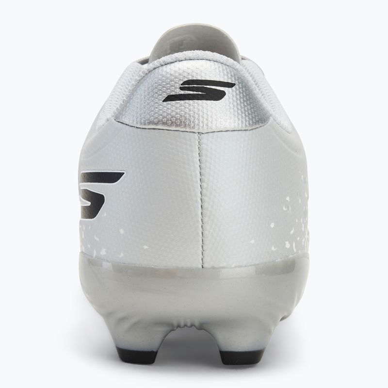 SKECHERS Razor 1.5 Youth Jr FG bianco/argento scarpe da calcio per bambini 6