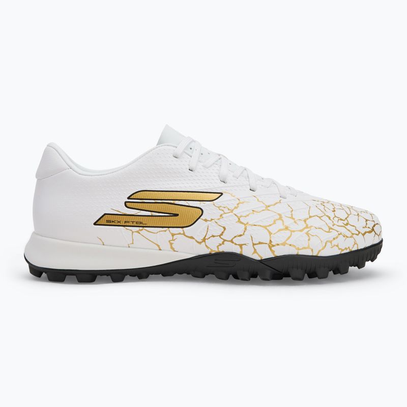 SKECHERS scarpe da calcio da uomo Skx_1.5 Academy TF bianco/oro 2