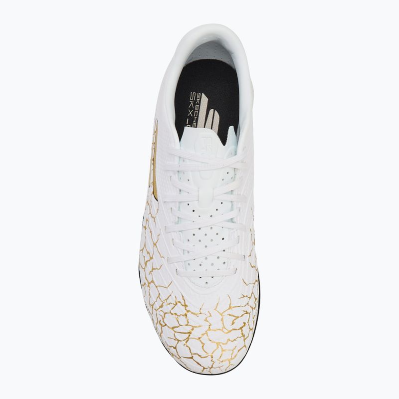 SKECHERS scarpe da calcio da uomo Skx_1.5 Academy TF bianco/oro 5