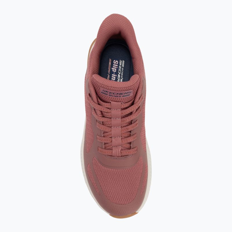 SKECHERS scarpe da donna Bobs Squad 4 Staple Look rosa 5