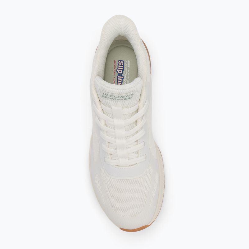 SKECHERS scarpe da donna Bobs Squad 4 Staple Look bianco 5