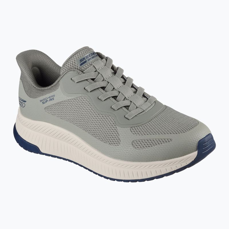 Scarpe SKECHERS Bobs Squad 4 oliva da uomo 3
