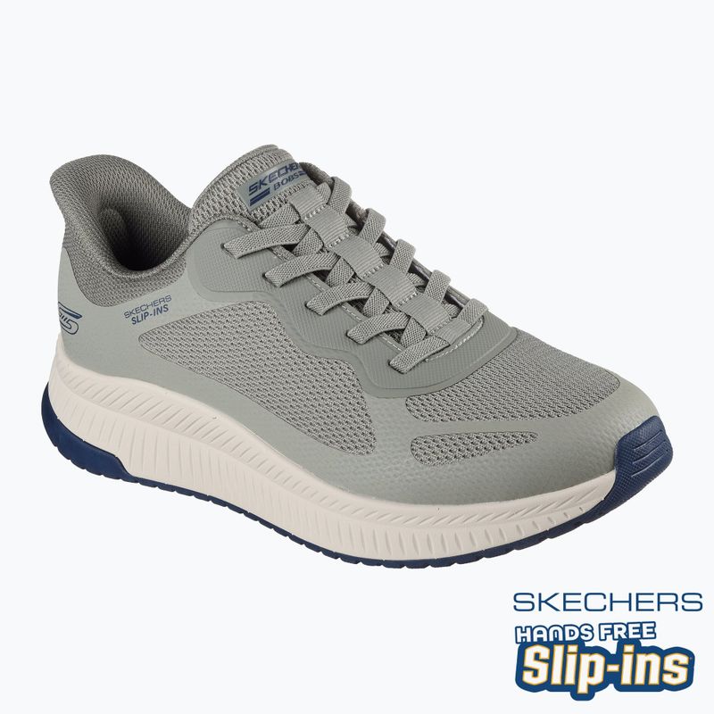 Scarpe SKECHERS Bobs Squad 4 oliva da uomo