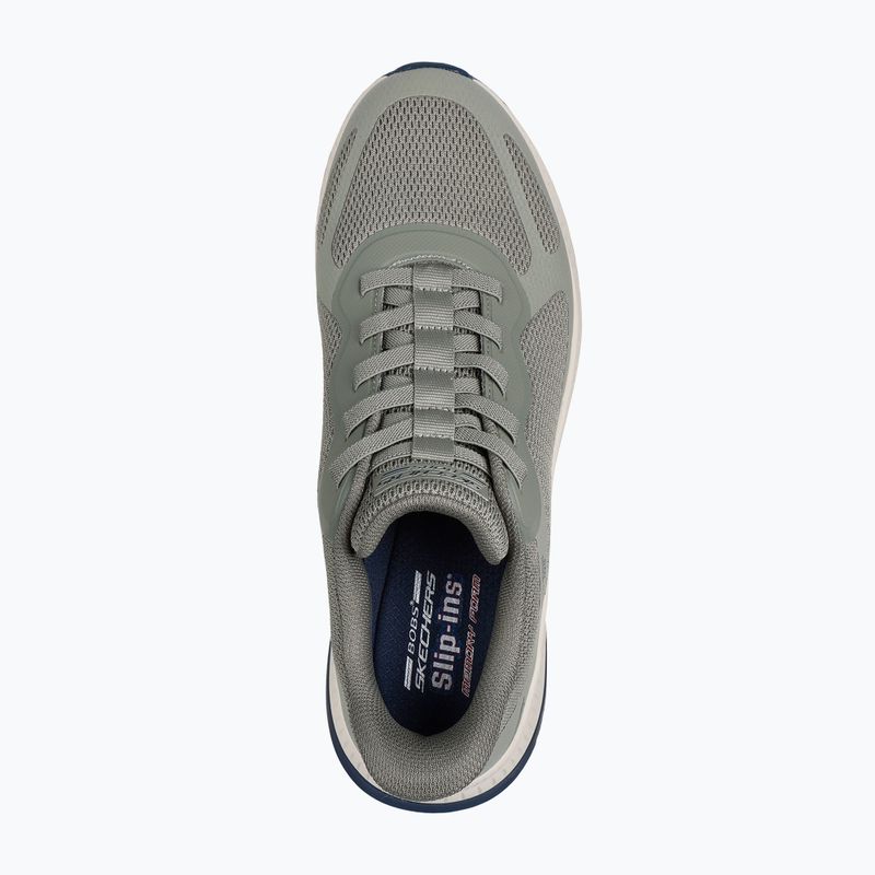Scarpe SKECHERS Bobs Squad 4 oliva da uomo 6