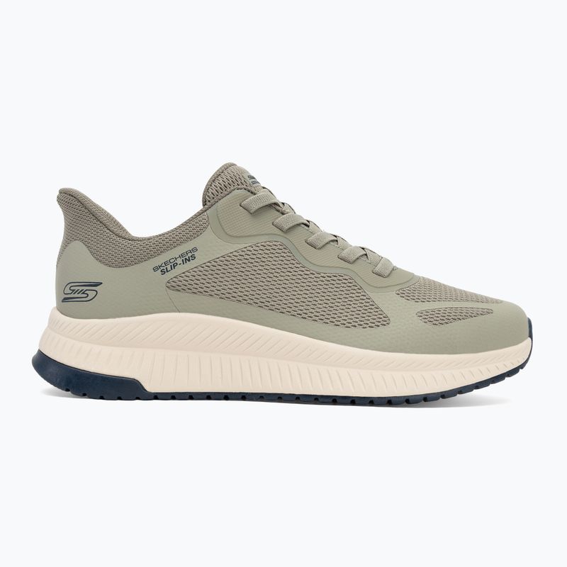 Scarpe SKECHERS Bobs Squad 4 oliva da uomo 2