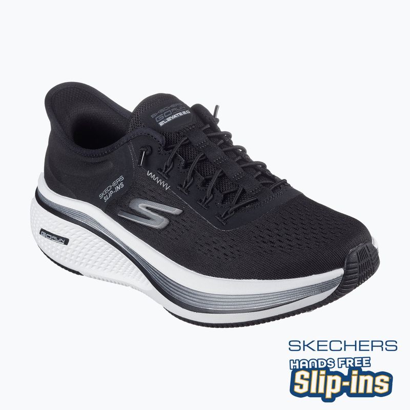 Scarpe da corsa da donna SKECHERS Go Run Elevate 2.0 Banyan nero 15
