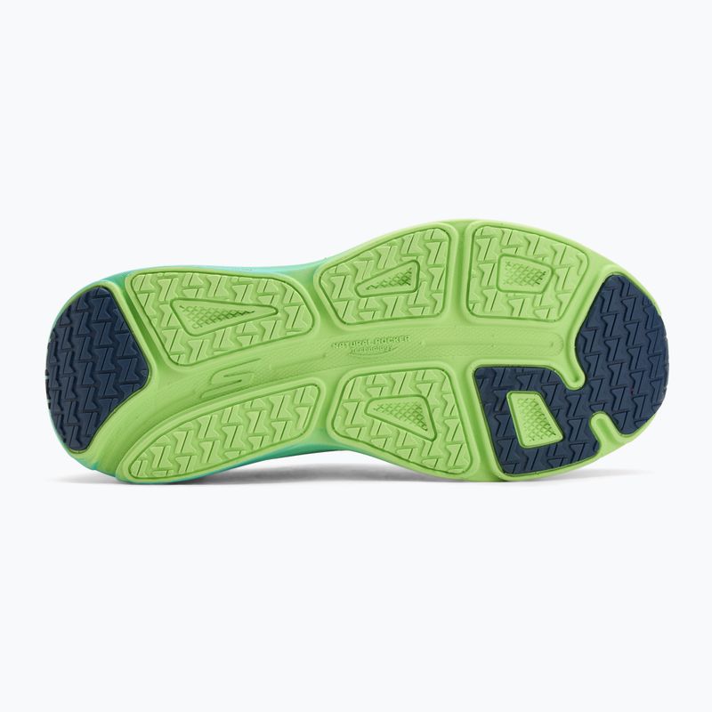 Scarpe da corsa SKECHERS Max Cushioning Endeavour Hallandale donna navy/lime 4