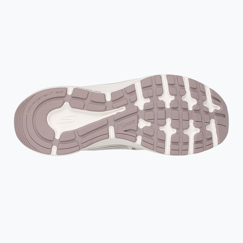 Scarpe da corsa da donna SKECHERS Go Run Consistent 2.0 Advantage beige 4