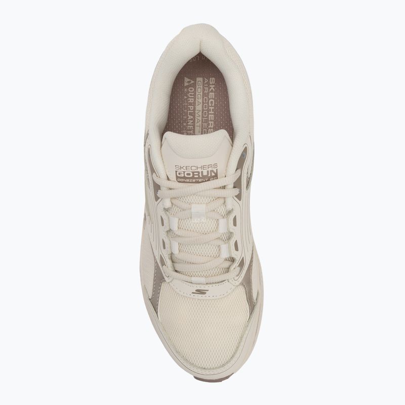 Scarpe da corsa da donna SKECHERS Go Run Consistent 2.0 Advantage beige 5