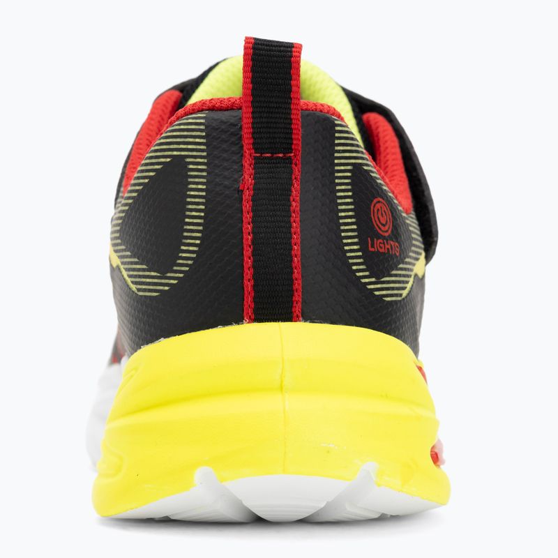SKECHERS Flex-Glow Ultra nero/rosso scarpe per bambini 6
