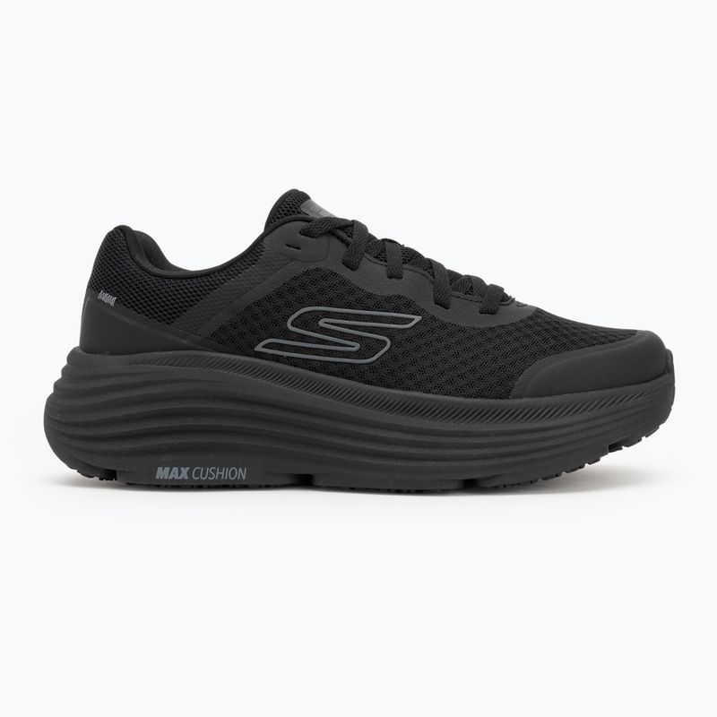 SKECHERS Uomo Max Cushioning Endeavour - Scarpe nere 2