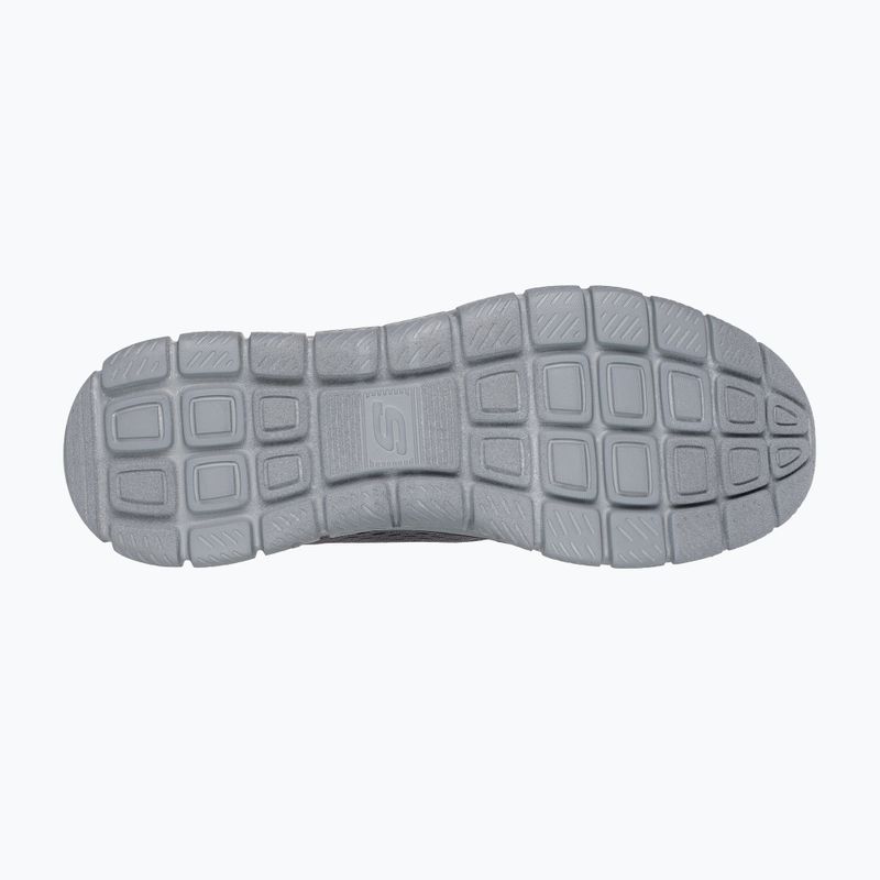 Scarpe da uomo Skechers Track Leshur carbone/arancione 4