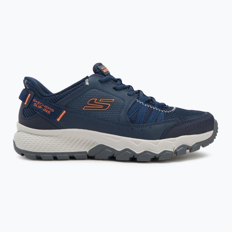 SKECHERS Dynamite At Escapar scarpe da uomo blu/arancio 2