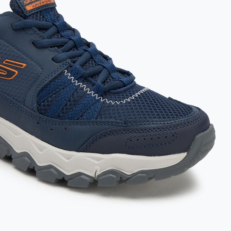SKECHERS Dynamite At Escapar scarpe da uomo blu/arancio 7