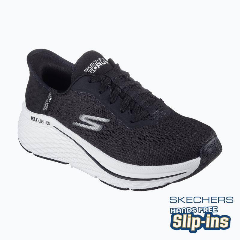 SKECHERS scarpe da donna Max Cushioning Elite 2.0 Vanish nero/bianco
