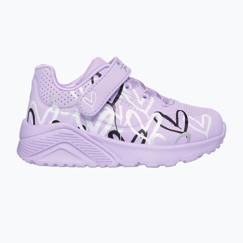 Scarpe bambini SKECHERS Uno Lite Love Levitate lavanda/multicolore 9