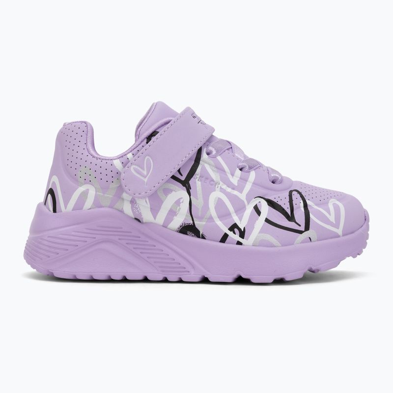 Scarpe bambini SKECHERS Uno Lite Love Levitate lavanda/multicolore 2
