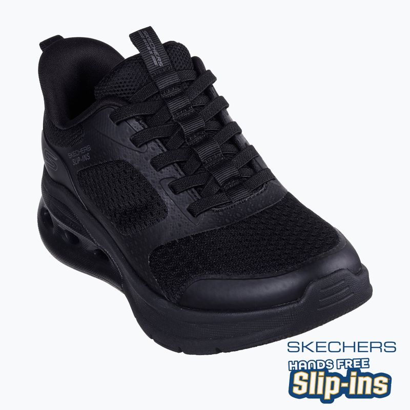 SKECHERS scarpe da donna Bobs Arc Waves 2.0 Ora in nero